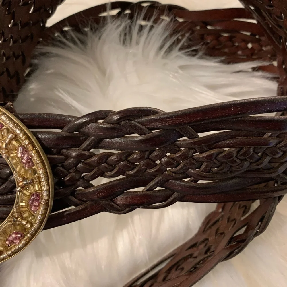 Western Flair Womens Belt. Leather. Measures 43”.​​​​​​​​​​​​​​​​​​​​​